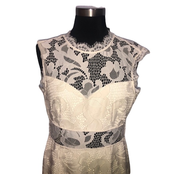 White Lace Dress - Picture 5 of 10